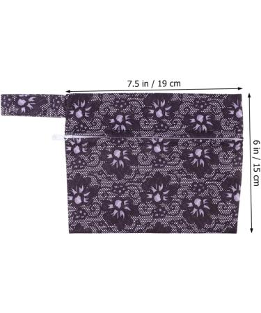 FRCOLOR 8 Pack Washable Menstrual Pads - Charcoal Bamboo Reusable Sanitary Napkins for Comfortable Period Care - Buy Online on GoSupps.com