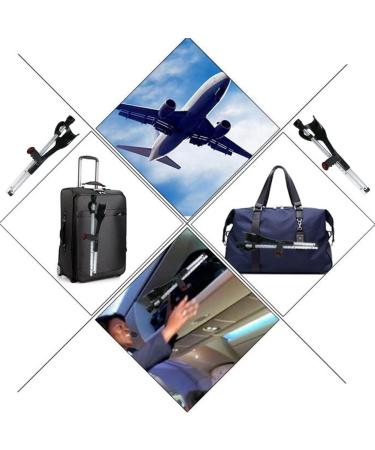 Lightweight Walking Forearm Crutches Foldable Aluminum Crutches for Adults Portable Travel Cane(Silver) (Color : 1 Unit) Anniversary Lucky Star - Buy Online on GoSupps.com