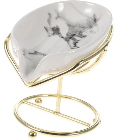 Amosfun 4pcs Wrought Iron Soap Holder Bar Soap Draining Holder Soap Bar Container Bar Soap Draining Dish Soap Storage Dish Leaf Shaped Soap Holder Laundry Soap Storage Rack Ceramics - Buy Online on GoSupps.com