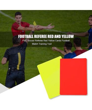 Chanehann Sport Referee Cards Set - Red & Yellow Cards with Bag Point Book Pencil & Metal Whistle for Football & Basketball - International Shipping Available - Buy Online on GoSupps.com