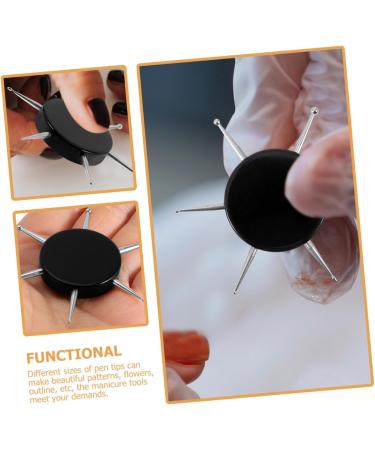DOITOOL 4pcs Nail Art Drill Pen Nail Art Tools Nail Tools Nail Dotting Tool Manicure Tools Women Manicure Dotting Tools Manicure Supplies Miss Spherical Glue Pen Stainless Steel - Buy Online on GoSupps.com