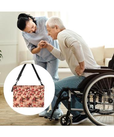 Tovmekdjn Wheelchair Bag Printed Wheelchair Bag Polyester Cloth Bag Electric Wheelchair Walker Accessory Bag Wheelchair Bag - Buy Online on GoSupps.com