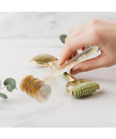 Frcolor 1stk Multi-Wheel Massager for Muscle Relief & Facial Tightening - Portable Back & Leg Massage Roller - Buy Online on GoSupps.com