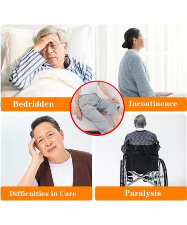 Unisex Fracture Pants for Bedridden Patients | Disability Clothing | Crotchless Zipper Sweatpants for Post-Surgery Comfort - Buy Online on GoSupps.com