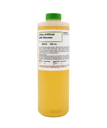 Simulated (Fake) Fluid with Glucose 500mL - for Simulated Urinalysis Tests in School Labs Only - Cannot Be Used for Drug Test Evasion - The Curated Chemical Collection by Innovating Science