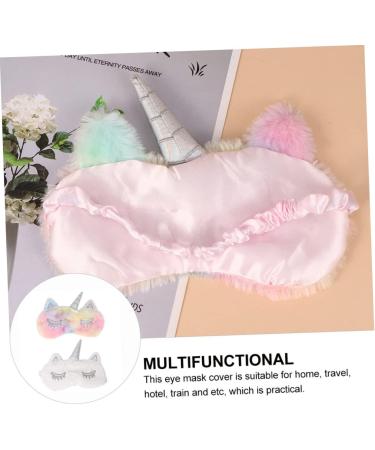 Didiseaon Unicorn Eye Patch Set - 2pcs Plush Sleep Masks & Swim Blindfolds | Stress Relief Travel Eye Covers - Buy Online on GoSupps.com