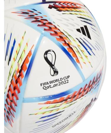 adidas FIFA World Cup Qatar 2022 Al Rihla Mini Soccer Ball - White/Pantone | Unisex-Adult - Buy Online on GoSupps.com