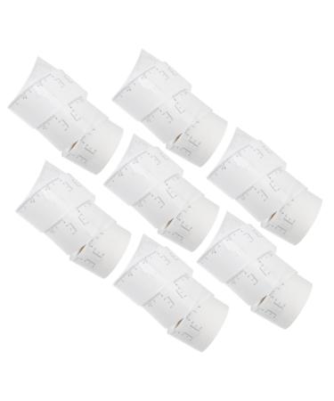 FOMIYES 50pcs Disposable Makeup Tools Eyebrow Powder Marker Eyebrow Ruler Eyebrow Line Plotter Conjoined