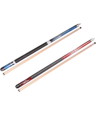 AB Earth 2-Piece Pool Cues 58 Inches American Billiard Screw-on Tips Cue House Bar Pool Stick Set 2 Screw-on Tips - Buy Online on GoSupps.com