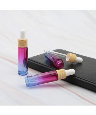 Kesell 10 Pack Rose-Blue Gradient Glass Essential Oil Dropper Bottles - 10ml Travel Bottles for Perfume Oils and Serums - Buy Online on GoSupps.com