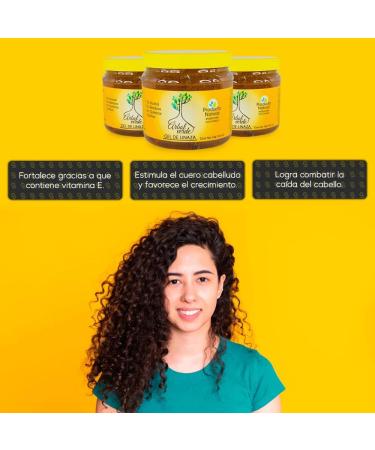 Linseed Hair Gel (17.6 oz) - Natural Formula for Hair Loss - Alcohol, Sulfate, Paraben, and Silicone-Free - Buy Online on GoSupps.com