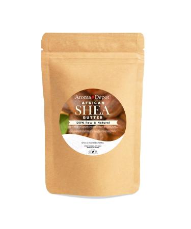 Raw African Shea Butter 2 lb Ivory Unrefined Grade A 100% Natural Pure & Raw. Fresh Moisturizing Ideal for Dry and Cracked Skin. Can be use in Body Hair and Face. Imported from GHANA.