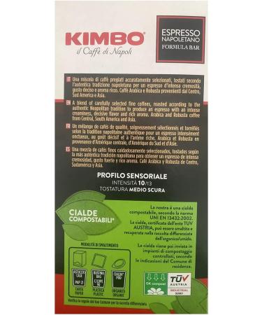  Kimbo Kimbo Espresso Napoletano Formula Bar Caff in Cilade 15 Coffee Pods - Buy Online on GoSupps.com