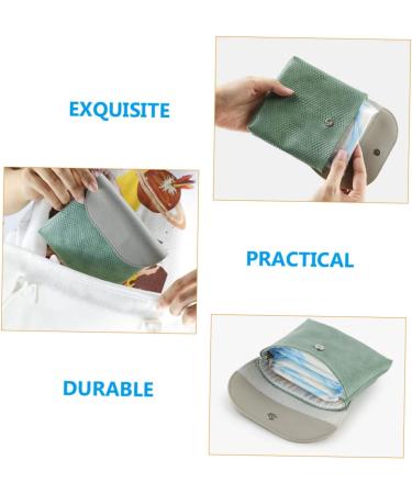 Healeved 9 STK Compact Tampon & Sanitary Holder Bags - Women's Storage Solution for Daily Use - Travel-Ready Coin Bags - Color-Sorted 13x13cm (3pcs) - Buy Online on GoSupps.com