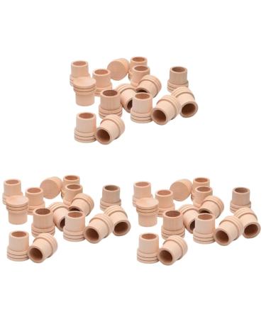 Minkissy 60 STK MOXA fire extinguisher Moxa roller extinguisher wood Moxibusion-wood-extinguisher Moxa-S scher Wood massage roller wood Moxa wood Moxibusprefeuer H lzern Moxa-Stick Haupt