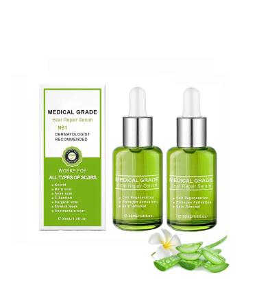 Goopgen Advanced Scar Repair Serum Nature Scar Treatment Serum Goopgen Medical Grade Scar Removal Serum for All Types of Scars (2PCS)