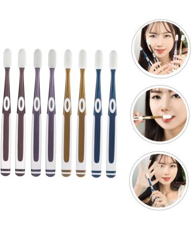 Doitool Nano Toothbrush Set - 8 Soft Bristle Travel Toothbrushes for Sensitive Teeth | Perfect Camping & Travel Accessories | TPU Case Included - Buy Online on GoSupps.com