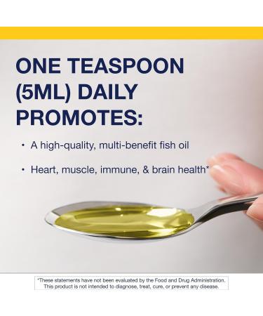 Metagenics OmegaGenics EPA-DHA 2400 mg - High Potency Liquid Fish Oil Supplement for Heart Health & Immune Support* - Sustainably Sourced - Lemon Flavor - Non-GMO & Gluten-Free - 30 Servings - Buy Online on GoSupps.com