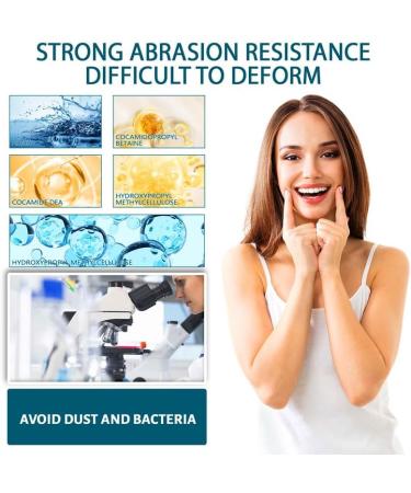 Adjustable Snap-On Dentures Soft Safe Material Realistic Looking Temporary Dental Veneers 1 Pair - Buy Online on GoSupps.com