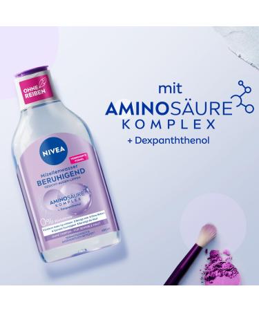 Nivea Calming Micelle Water 400ml | Sensitive Skin Facial Toner | Perfume-Free & Moisturizing Micelle Cleanser - Buy Online on GoSupps.com