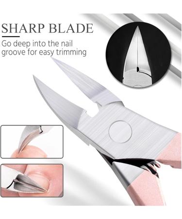 PSGS Professional Nail Art Clipper Nipper Dead Skin Shear Polishing Sanding Manicure Care Tools Stainless Steel Nail Cutter Scissors (Color : Color-1) - Buy Online on GoSupps.com