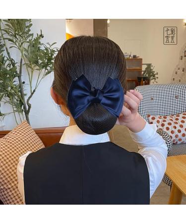 JIHUOO Bow Hair Net & Bun Clip - 2 Pieces Hair Accessories for Women | Stylish Hair Bow Covers - Buy Online on GoSupps.com
