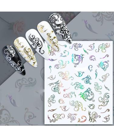 Nail Supplies Manicure Decor Retro Nail Decorations Nail Art Decorations Nail Art Sticker Boho Totem Nail Sticker Nail Jewelry Accessories(2 white) White2 - Buy Online on GoSupps.com