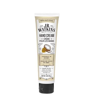 J R Watkins Hand Cream Coconut & Honey 3.3 oz (95 g)