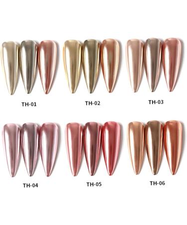 Nail Powder Pen Chrome Glitter Nail Powder Mirror Effect Nails Gel Polish Pens DIY Nail Decoration Mirror Effect Nails Polish - Buy Online on GoSupps.com