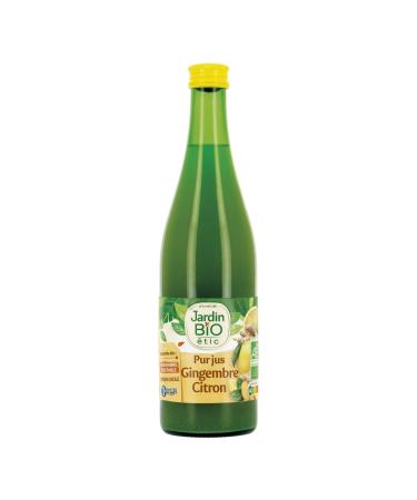 Jardin BiO tic - Pure lemon ginger juice - organic - Salty - AB certified - 50cl bottle
