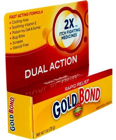 Gold Bond Rapid Itch Relief Maximum Strength 1oz Cream (3 Pack) - Fast Soothing Relief - Buy Online on GoSupps.com
