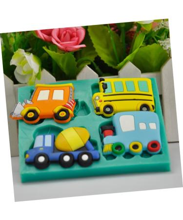 BESTonZON 3 Pcs Fudge Molds DIY Soap Mold Cake Fondant Silicone Molds for Candy Silicone Moulds Silicone Baking Mold Silicone Candy Molds Gum Cake Stencil Cookie Mold DIY Mould Car Chocolate 10.7*8.6 CMx3pcs Greenx3pcs - Buy Online on GoSupps.com