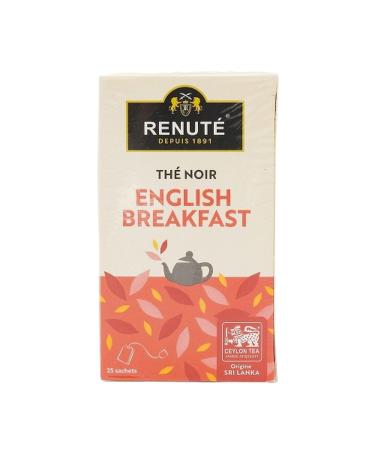 Renut English breakfast black tea - 25 sachets - Box 50g