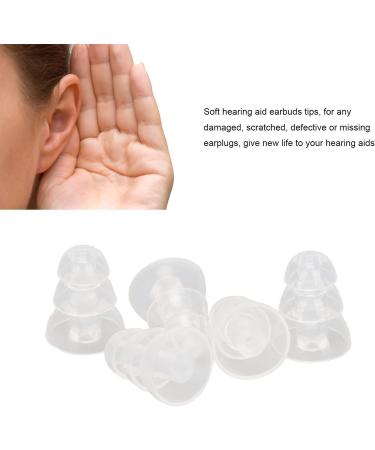 Transparent BTE Replacement Ear Tips for Pocket Hearing Aids - Prevent Static, Comfortable Fit - Buy Online on GoSupps.com