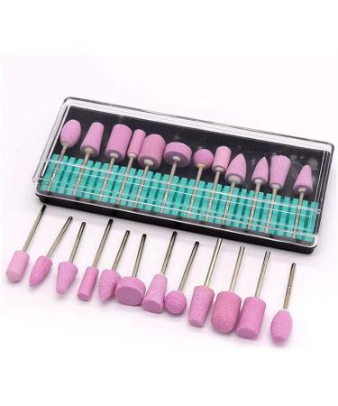 12pcs Mini Nail Drill Bit Set Quartz Abrasive Tools Electric Drill Bits Nail Art Equipment 2.35 3/32 Pink Grinding Head Tool Kit 12pcs Quartz Bit Set - Buy Online on GoSupps.com