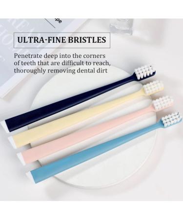 Ultra Soft Manual Toothbrush - Ag ions Flossing Toothbrush for Sensitive Teeth - Extra Soft Bristles - 4 Pack for Adults - International Shipping - Buy Online on GoSupps.com
