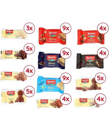 Loacker Best of Moments Assortment 12 Flavours Individually Wrapped 600g - Buy Online on GoSupps.com