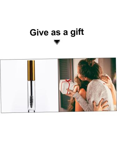 FOMIYES 10pcs Mascara Bottle Eyelash Tubes with Wands Empty Cosmetic Travel Containers Golden Plastic - Buy Online on GoSupps.com