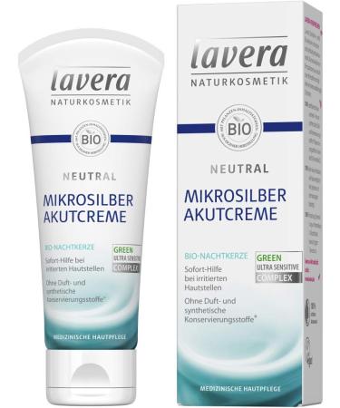 Lavera Acute Cream Neutral Microsilver with Organic Evening Primrose 3 Pack (3 x 75ml)
