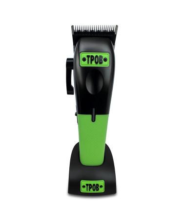 TPOB Play Barber Hair Clippers for Men 7500 RPM with Rubber Green/Black/Pink Grips Play Clipper