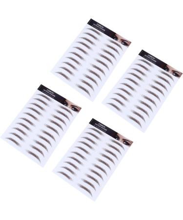 FRCOLOR 8 Pcs Eyebrow Stickers Waterproof Makeup Fake Eyebrow 6d Hair-like Eyebrows Stickers Modify Applique - Buy Online on GoSupps.com