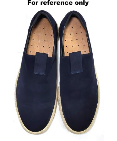 Men's 2.5mm Thick Leather Insole | Absorbent & Breathable | for Oxford, Brogue & Derby Shoes | US9/10.5inch/27cm - Buy Online on GoSupps.com