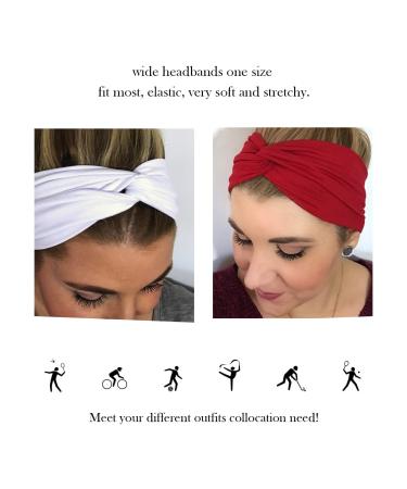 DRESHOW 8 Pack Women s Elastic Headbands - Stylish Turbans & Ruffle Hair Accessories for Girls - Buy Online on GoSupps.com