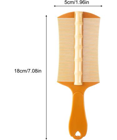 Pet Comb for Cats - Double-Sided Dog Grooming Comb Kitten Flea Comb - Hangable Cat Grooming Comb Pet Grooming Comb for Home Pet Shops Yellow - Buy Online on GoSupps.com