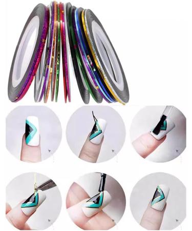 Nail Brushes for - Pens Set with Nail Liner Brush and Nail Pens for Home Use and Professional Nail Salon with Stickers - Buy Online on GoSupps.com