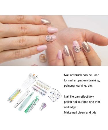 Different Gift Fit Woman Nail Pen Designed For Nail Art Nail File for Home Beauty Salon - Buy Online on GoSupps.com