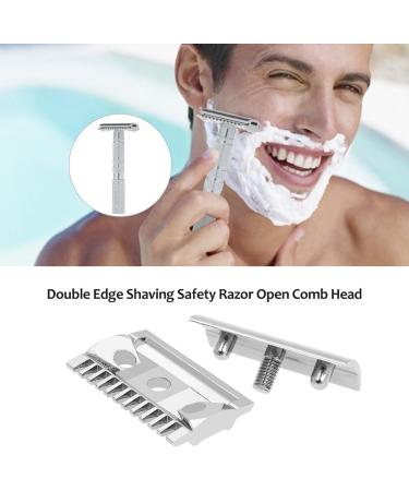 Buy Double Blade Razor Open Comb Head | Classic Safety Razor Replacement | Premium Shaving Tool - Buy Online on GoSupps.com