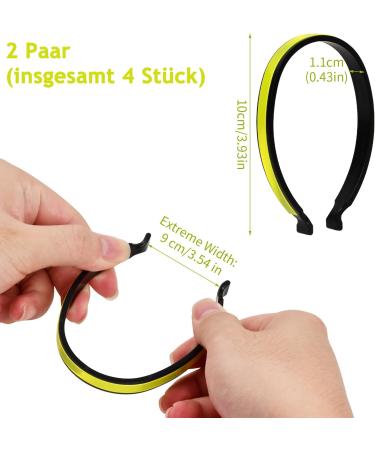 NVTRSD Pants Clips for Cyclists - Reflective 4-Piece Universal Trouser Clamps for Bike & Jogging | Men & Women Motorcycle Pants Protection - Buy Online on GoSupps.com