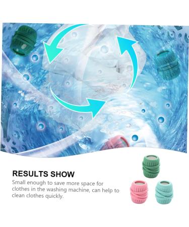 minkissy 9 Pcs Washing Machine Laundry Ball Washer Dryer Washing Laundry Balls for Removal Washing Machine Laundry Washing Balls Substitute Anti-tangle Tpe 7x4.5x4.5cmx3pcs Random Colorx3pcs - Buy Online on GoSupps.com