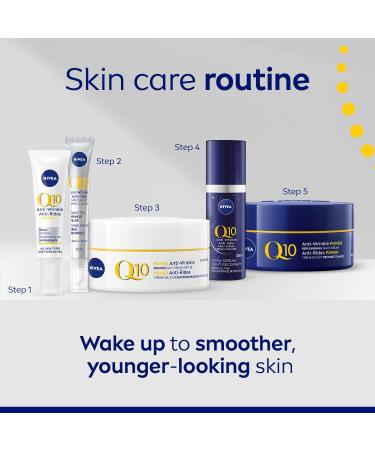 NIVEA Q10 Plus Anti-Wrinkle Night Care 50ml - Reduce Wrinkles Overnight - Buy Online on GoSupps.com